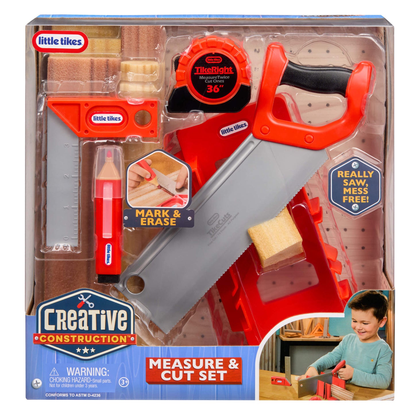 Creative Construction Measure and Cut Set in packaging