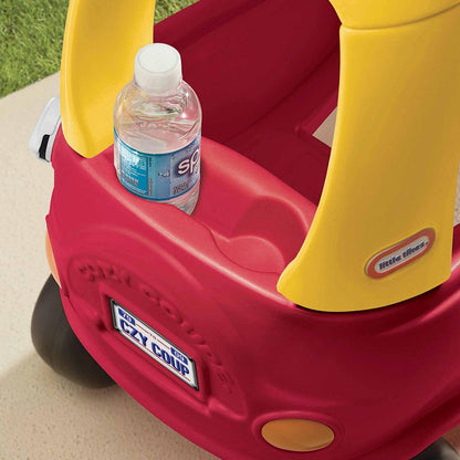 Designed with cup holders in the rear