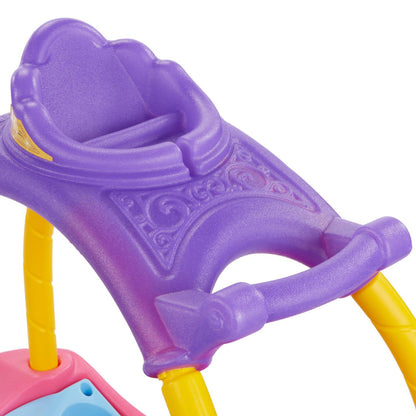 Roof top has parent accessory storage and push handle