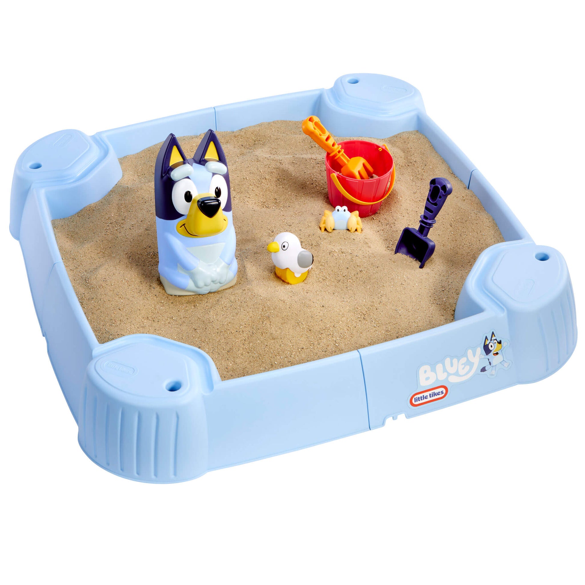 sandbox with sand in it