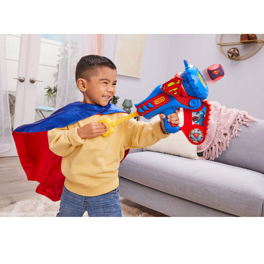 Boy shooting blaster