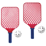 two rackets and two balls