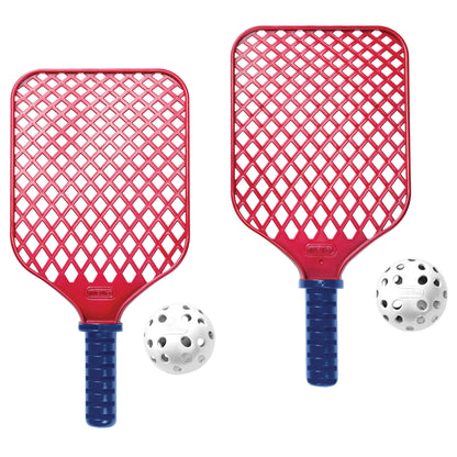 two rackets and two balls