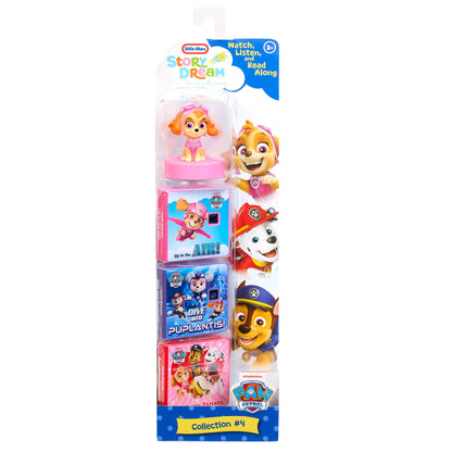 Paw Patrol storybook collection with colorful illustrations on a white background