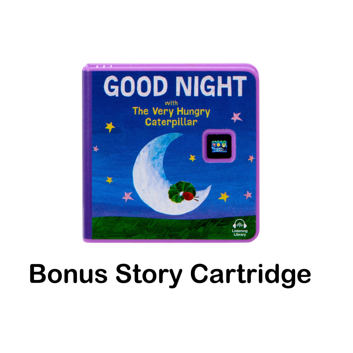 Cartridge cover for 'Good Night with The Very Hungry Caterpillar' on a white background