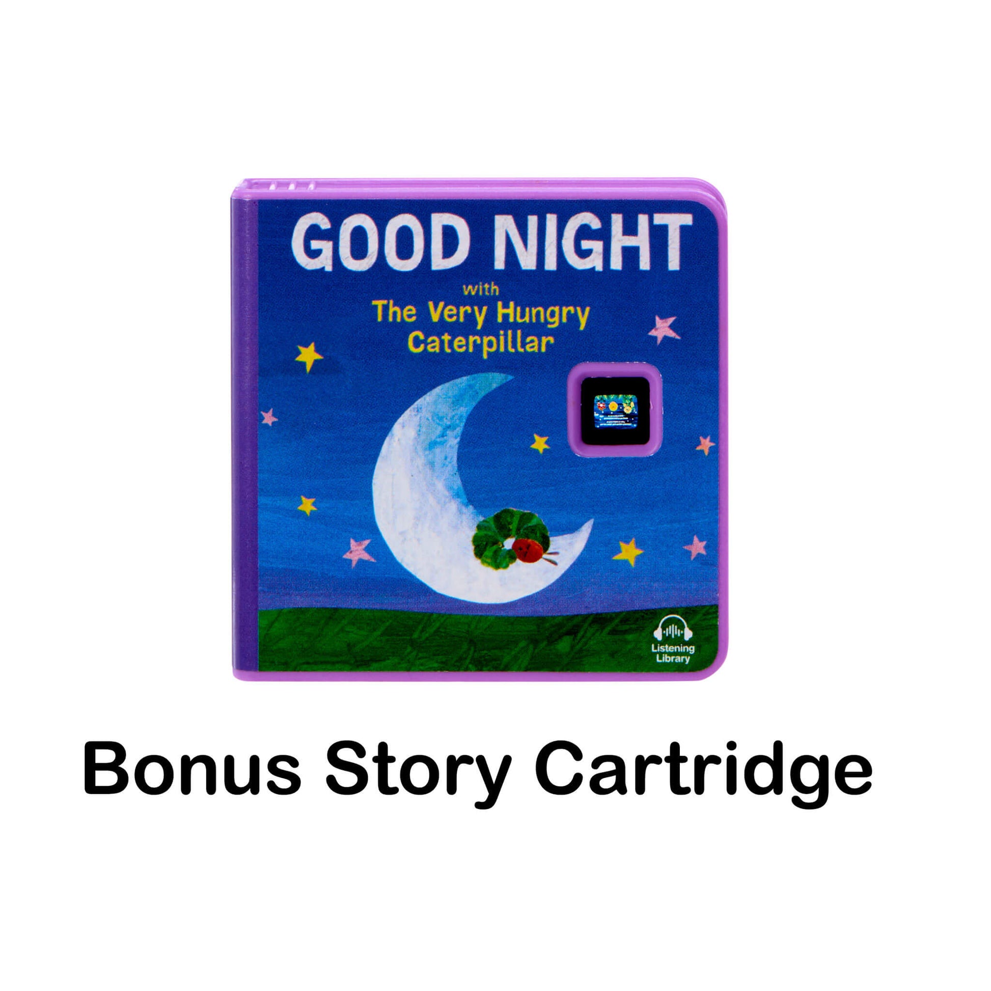 Cartridge cover for 'Good Night with The Very Hungry Caterpillar' on a white background