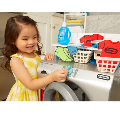 Girl turning dial
